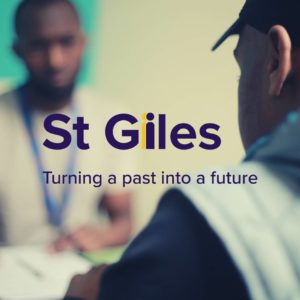 St Giles Turning a past into a future promotional graphic