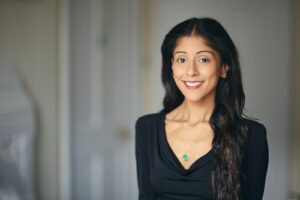 A photograph of Dr Amrit Kaur Purba, Assistant Professor and Wellcome Fellow, Faculty of Public Health and Policy, London School of Hygiene and Tropical Medicine